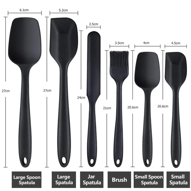 6-Piece Silicone Spatula Set