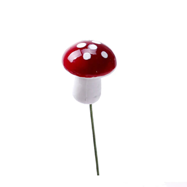 50Pcs Mini Red Foam Mushrooms