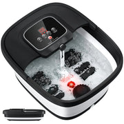 Collapsible Foot Spa with Heat, Bubbles & Red Light