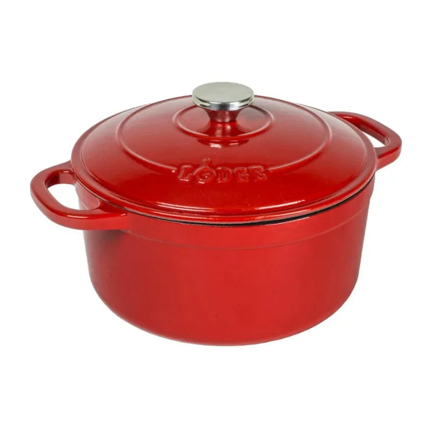 Lodge 5.5 Quart Enameled Cast Iron Dutch Oven