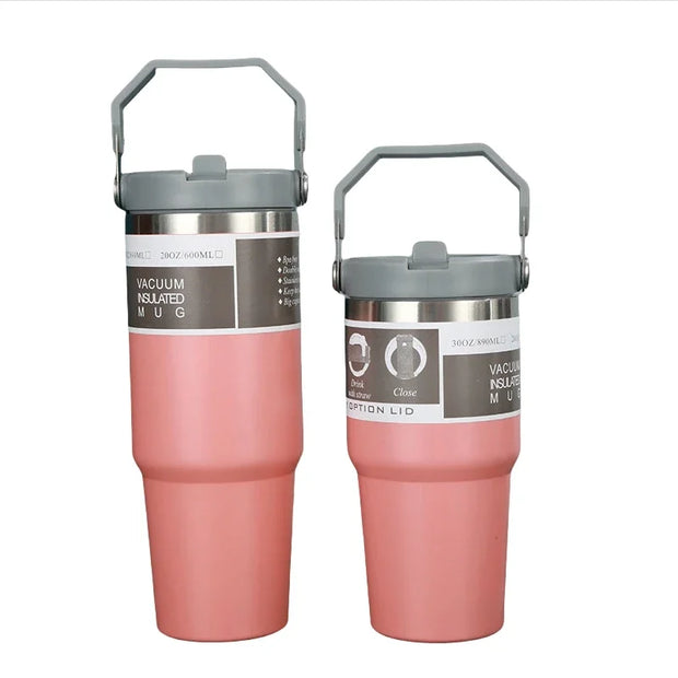 Stainless Steel Thermos Travel Cup Hot Cold Insulated