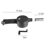 Manual BBQ Fan Outdoor Air Blower Grill Tools