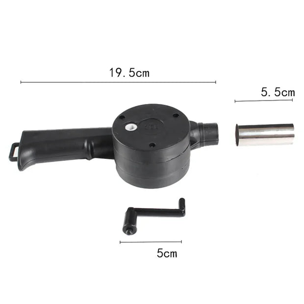 Manual BBQ Fan Outdoor Air Blower Grill Tools
