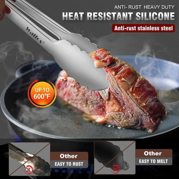 stainless steel tongs