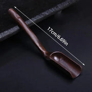 Wooden Tea Scoop – Natural Color, 17cm