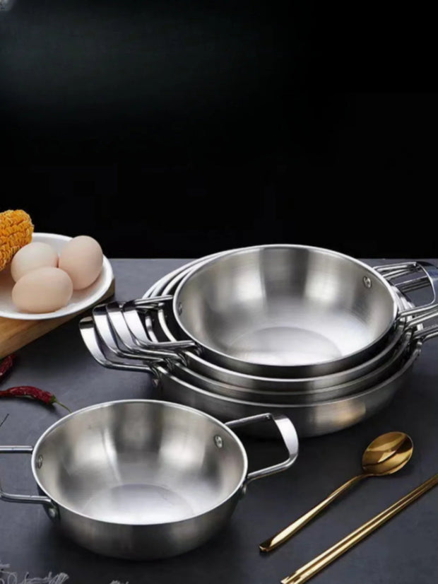 Stainless Steel Saucepan with Handle — Versatile