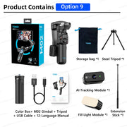 Handheld 3-Axis Gimbal Stabilizer for Smartphones