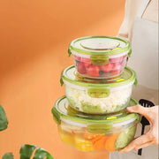 Microwave-Safe Transparent Food Storage Lunch Box
