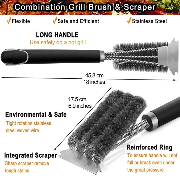 Stainless Steel Grill Brush