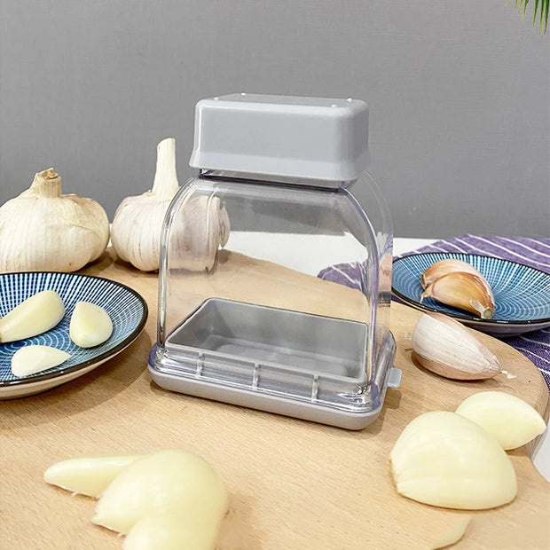 Manual Garlic Press Grinder Cutter Kitchen Tool