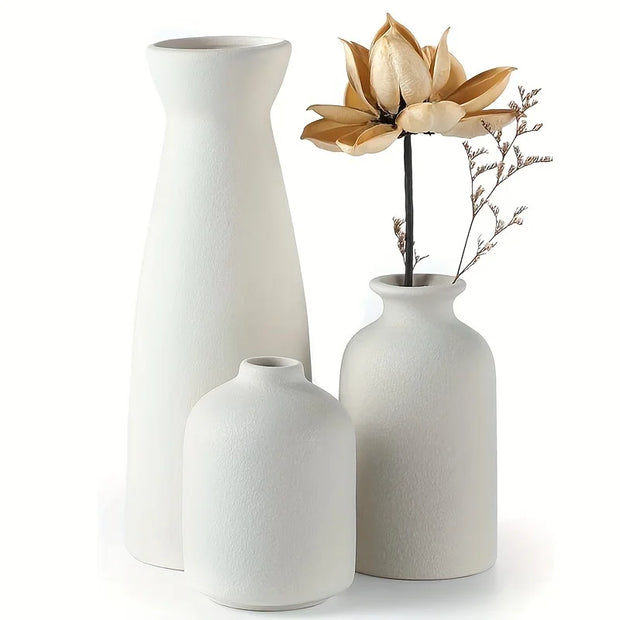 3PCS Bohemian Ceramic Vase Set