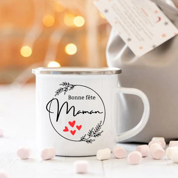 Happy Mother’s Day Enamel Coffee Mug