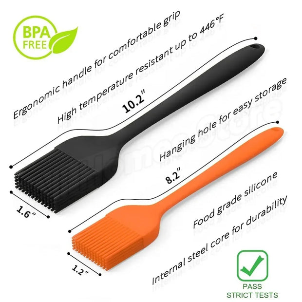 5/3/1pcs Silicone Cooking Oil Brush