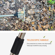 Adjustable Telescopic Garden Leaf Rake