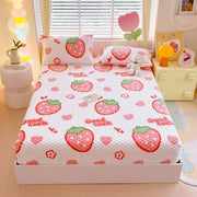 Kids Cartoon Fitted Sheet – Soft & Durable 100% Polyester Bed Cover