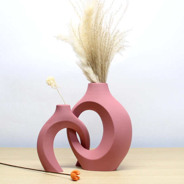 2-Piece Bohemian Vase Set