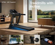 Foldable Electric Treadmill – 3.0HP