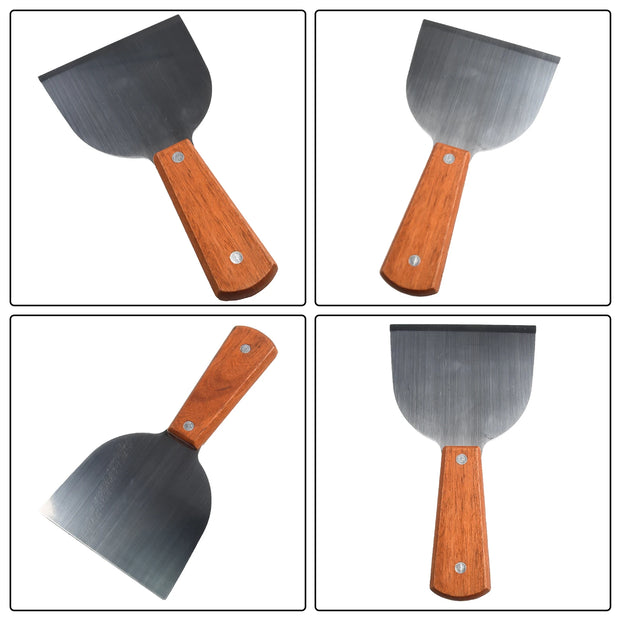 Stainless Steel Steak Spatula with Wooden Handle
