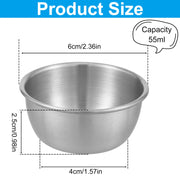 12/24pcs Stainless Steel Sauce Dipping Bowls