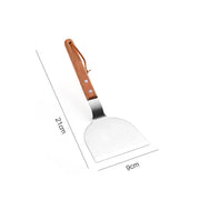 Stainless Steel Wood Handle Cooking Spatula Shovel