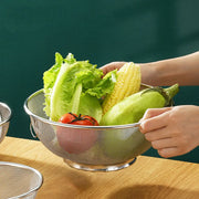 2pcs Stainless Steel Mixing Bowl