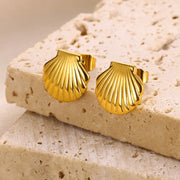 Trendy Heart Hoop Earrings Zircon Metal Women