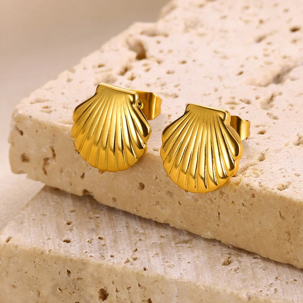 Trendy Heart Hoop Earrings Zircon Metal Women