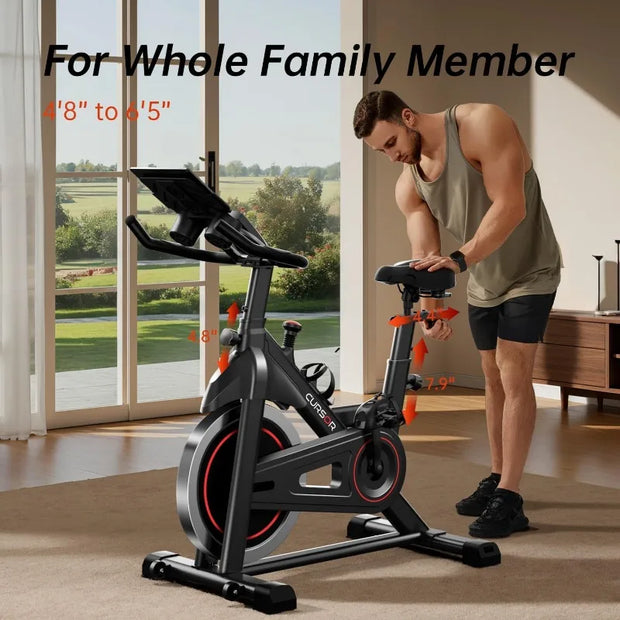 Indoor Cycling Exercise Bike Stationary Home Spin Bike