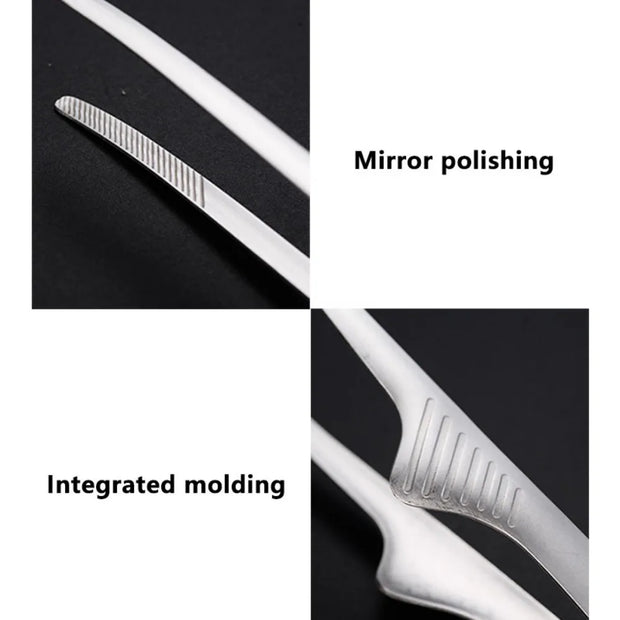 304 Stainless Steel Long Handle BBQ Tongs
