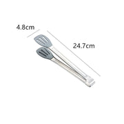 Stainless Steel Non-Slip Kitchen Bread Tongs