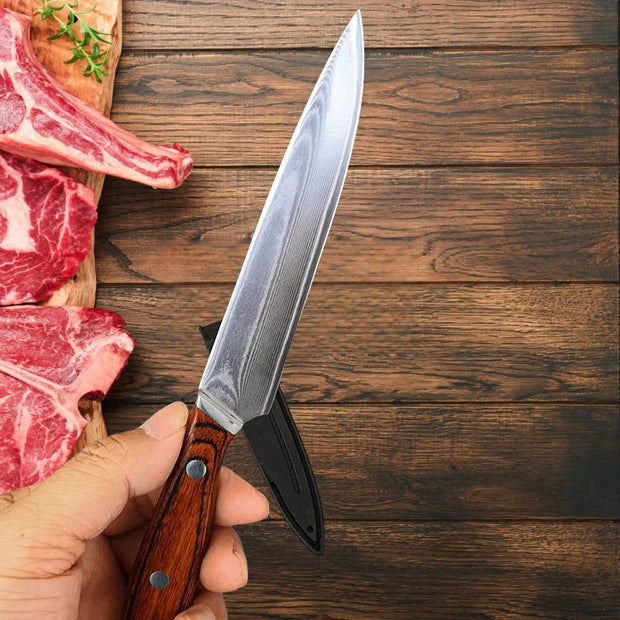 67-Layer Damascus Steel Paring Knife – VG10 Core, Premium Fruit Knife