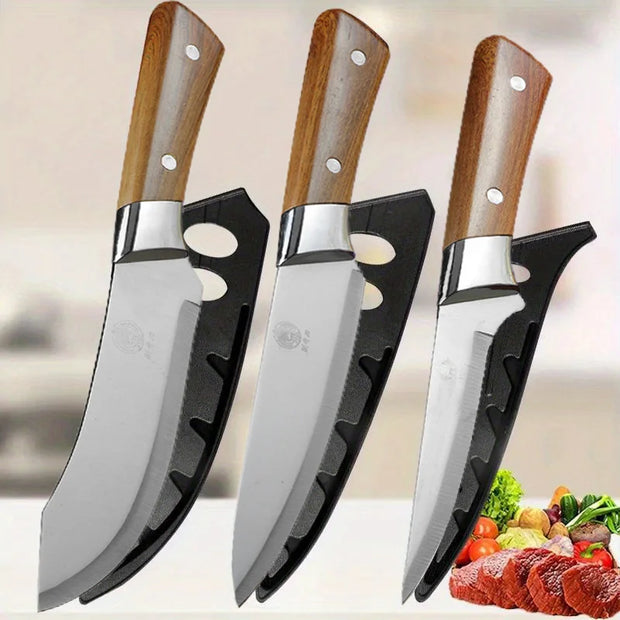 3-Piece Stainless Steel Knife Set