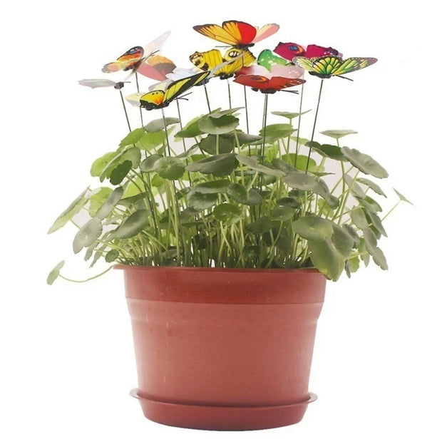 10PCS Colorful Butterfly Garden Yard Flower