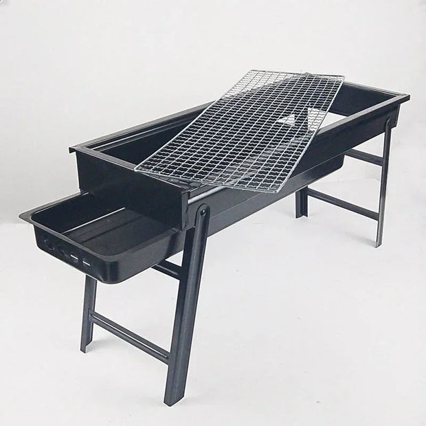 Folding Charcoal BBQ Grill for Outdoor Camping