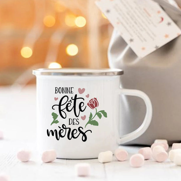 Happy Mother’s Day Enamel Coffee Mug