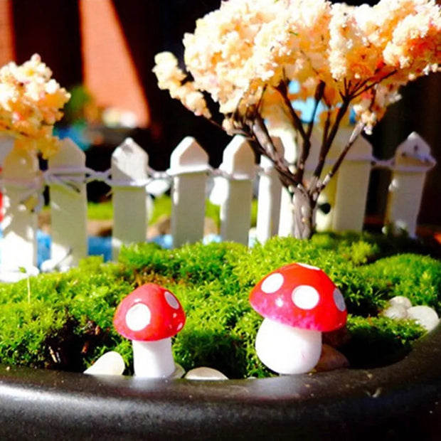50Pcs Mini Red Foam Mushrooms