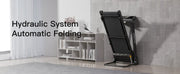 3.0HP Foldable Incline Treadmill with Sensors