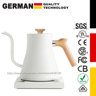 Gooseneck Electric Kettle 0.9L Stainless Steel