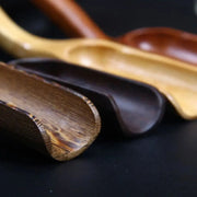 Wooden Tea Scoop – Natural Color, 17cm