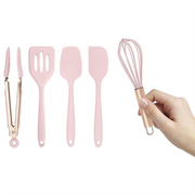 Silicone Cooking Utensil Set for Nonstick Cookware