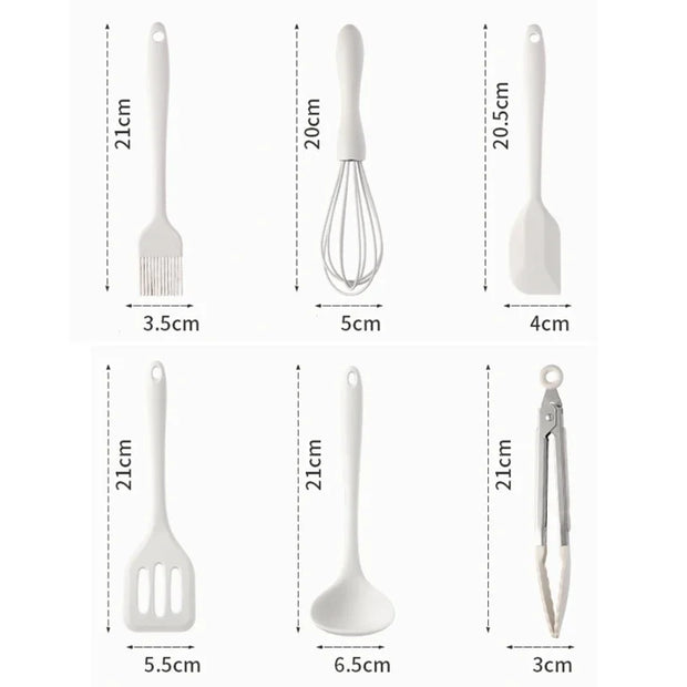 Silicone Kitchen Utensil Set