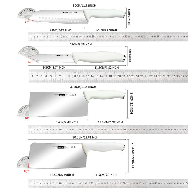 Professional Stainless Steel Chef Knife – 17.5cm Blade , Ergonomic Handle