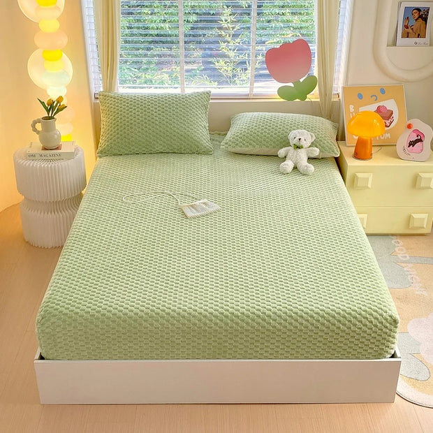 Kids Cartoon Fitted Sheet – Soft & Durable 100% Polyester Bed Cover