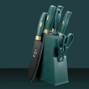 Professional 7-Piece Stainless Steel Kitchen Knife Set