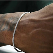 925 Sterling Silver Chain & Link Bracelet