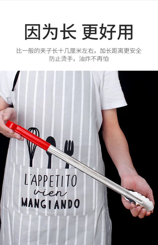 Stainless Steel Long Multi-Purpose Food Tongs