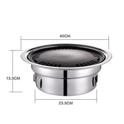 Portable Charcoal Grill – Stainless Steel