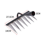 Iron Gardening Hoe Rake for Weeding & Soil