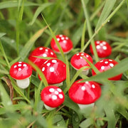 50Pcs Mini Red Foam Mushrooms