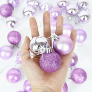 36pcs 4cm Christmas Tree Hanging Ornaments